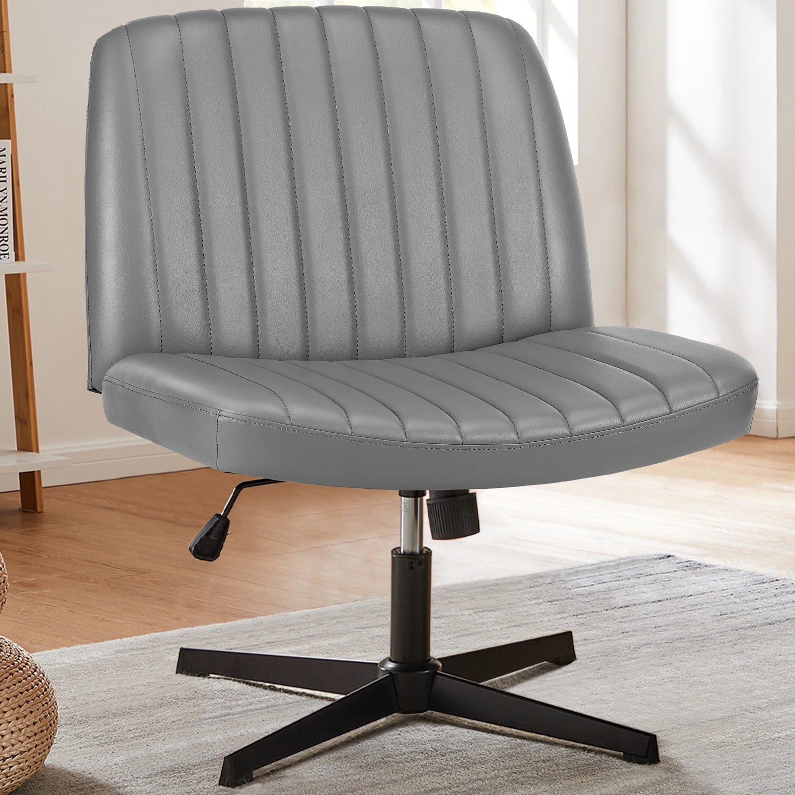 ZDRA ComfortSeat™ – Armless Adjustable Swivel Office Chair