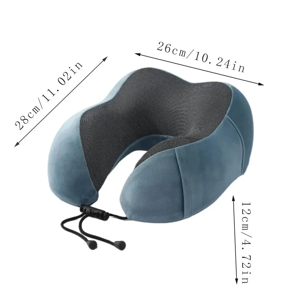 ZDRA ErgoRest™ – Ergonomic U-Shaped Memory Foam Travel Neck Pillow