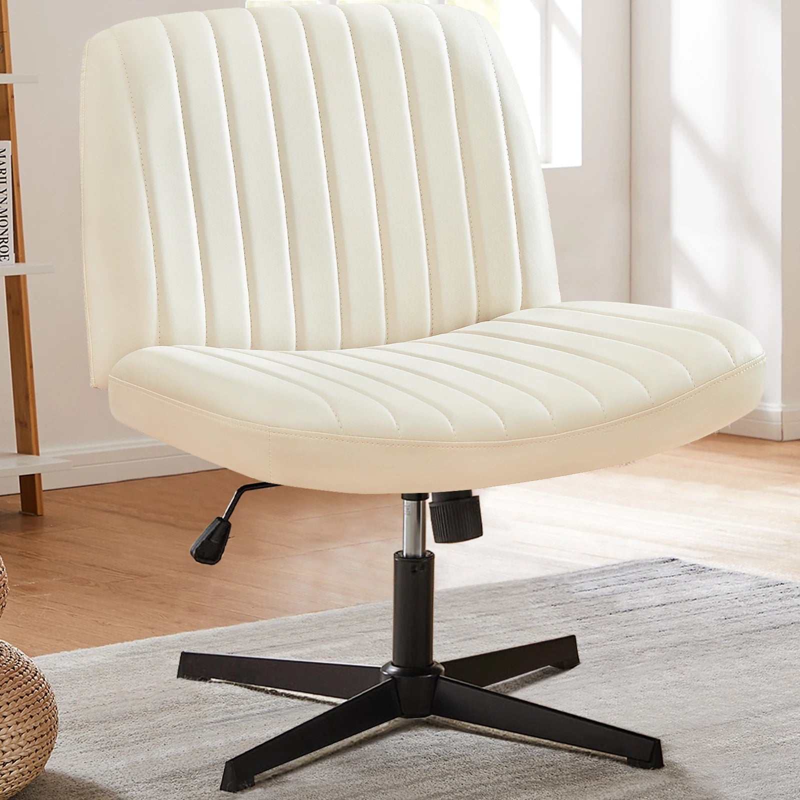 ZDRA ComfortSeat™ – Armless Adjustable Swivel Office Chair