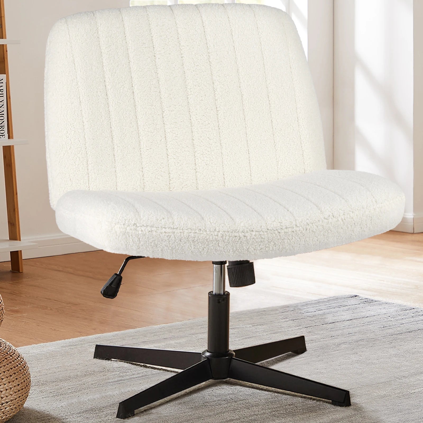 ZDRA ComfortSeat™ – Armless Adjustable Swivel Office Chair
