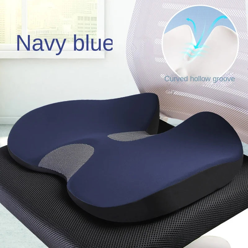 ZDRA ComfortCushion™ – Non-Slip Memory Foam Seat Cushion for Tailbone, Sciatica & Back Pain Relief