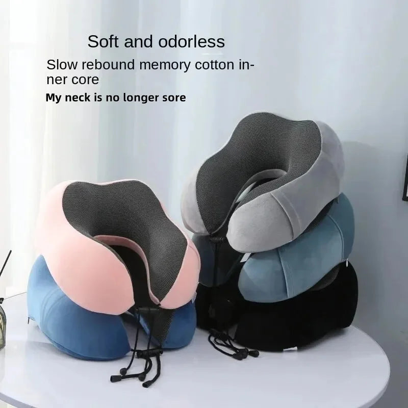ZDRA ErgoRest™ – Ergonomic U-Shaped Memory Foam Travel Neck Pillow