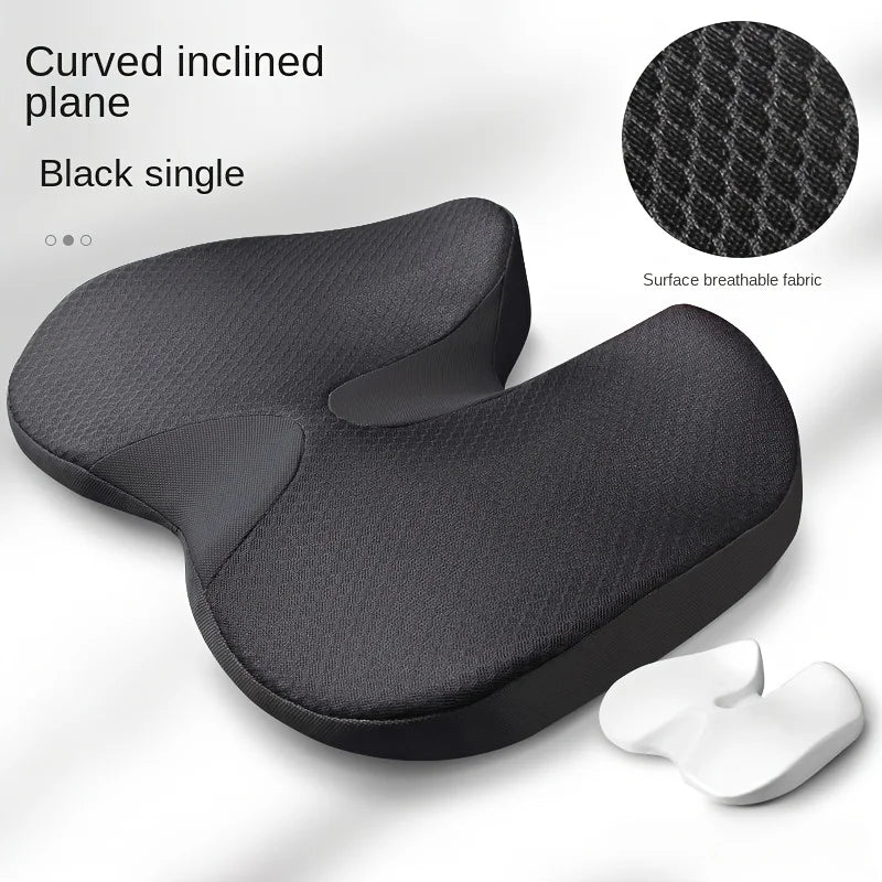 ZDRA ComfortCushion™ – Non-Slip Memory Foam Seat Cushion for Tailbone, Sciatica & Back Pain Relief