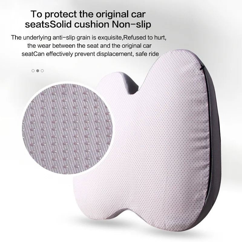 ZDRA ComfortCushion™ – Non-Slip Memory Foam Seat Cushion for Tailbone, Sciatica & Back Pain Relief