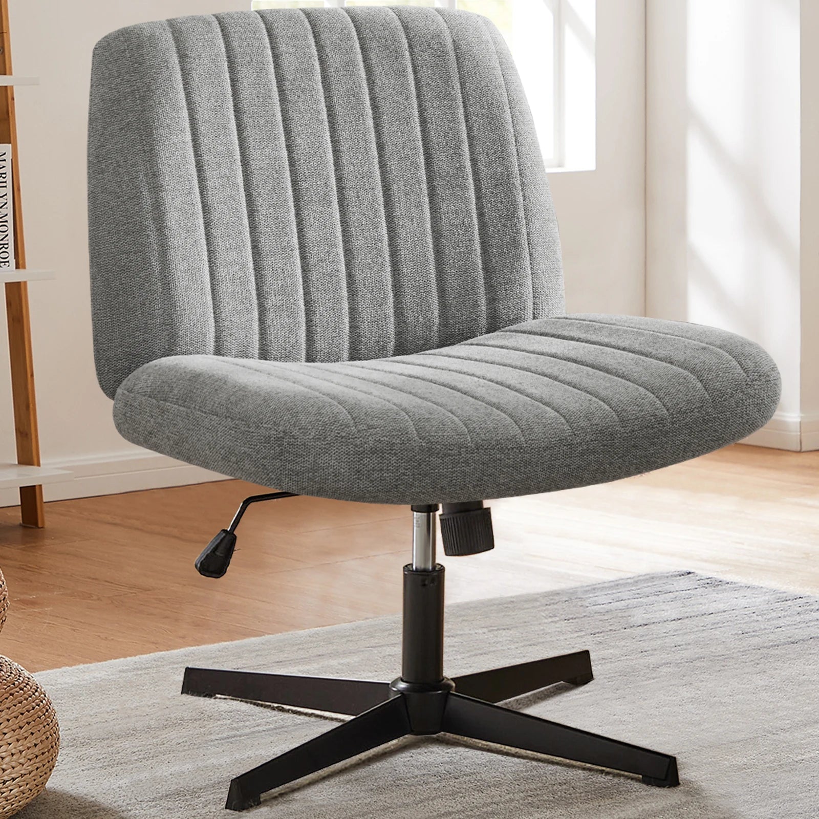 ZDRA ComfortSeat™ – Armless Adjustable Swivel Office Chair