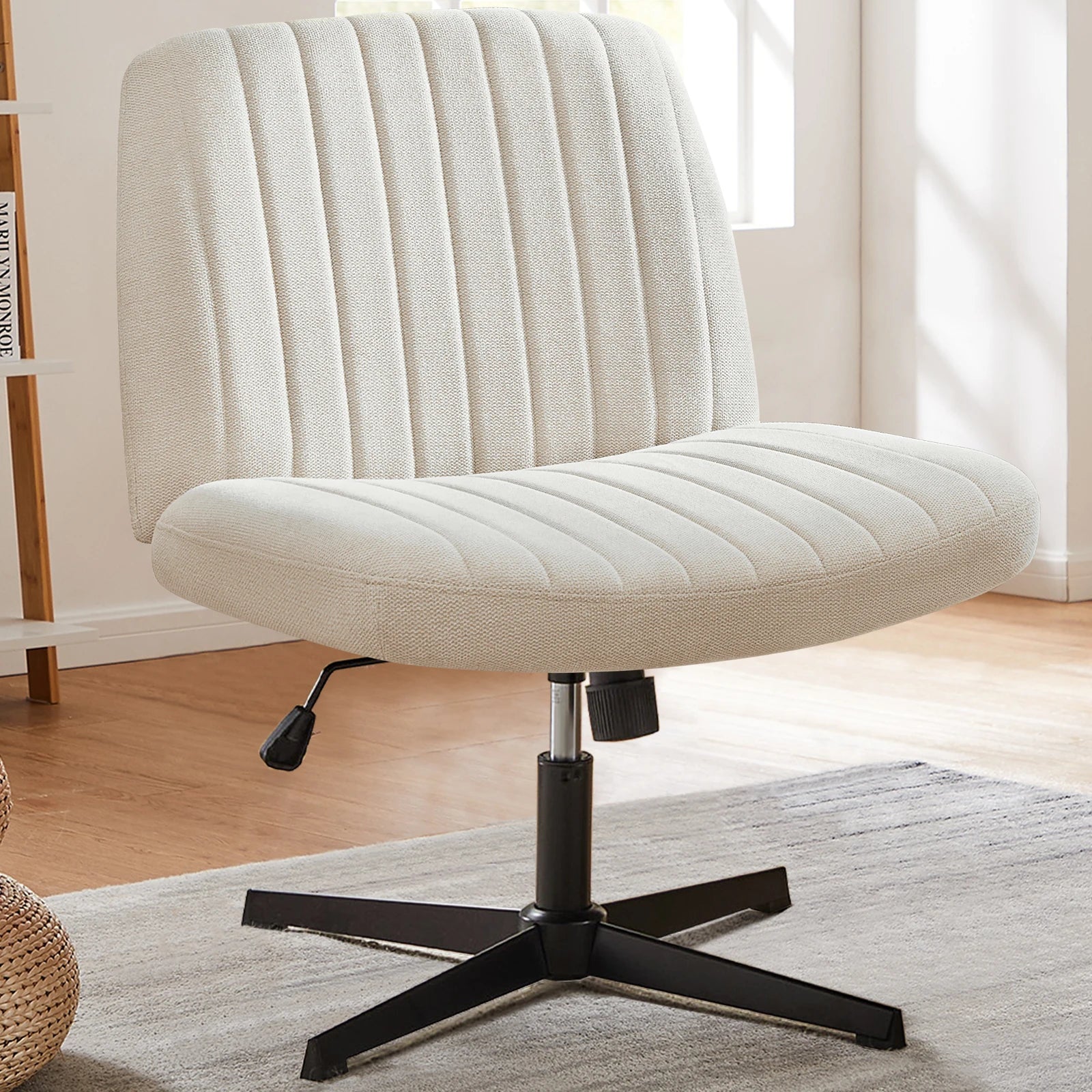ZDRA ComfortSeat™ – Armless Adjustable Swivel Office Chair